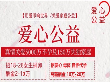宁江捐卵助孕生子 爱心志愿者招募